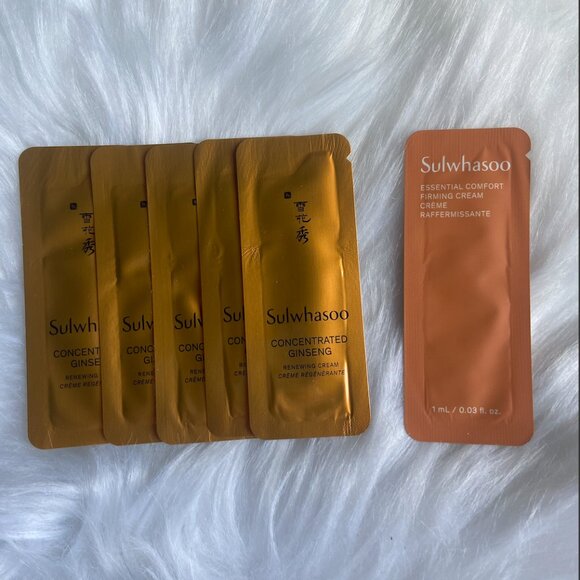 Sulwhasoo Concentrated Ginseng Renewing Cream & Comfort Firming Cream‎ Samples - Picture 1 of 3